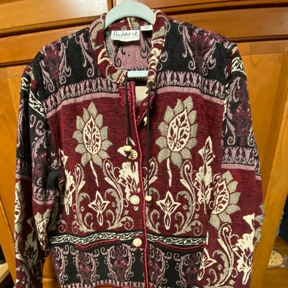 SOLD Boho Tapestry Flashback Jacket - Picture 5 of 8